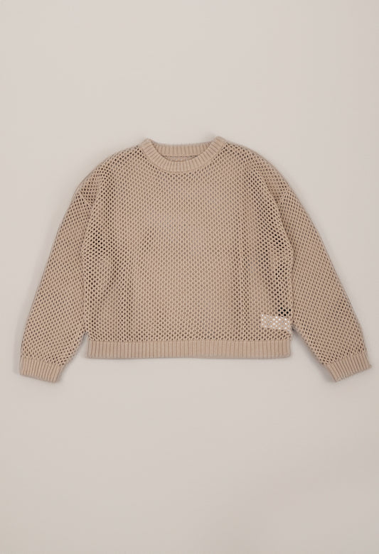 Dry touch mesh knit