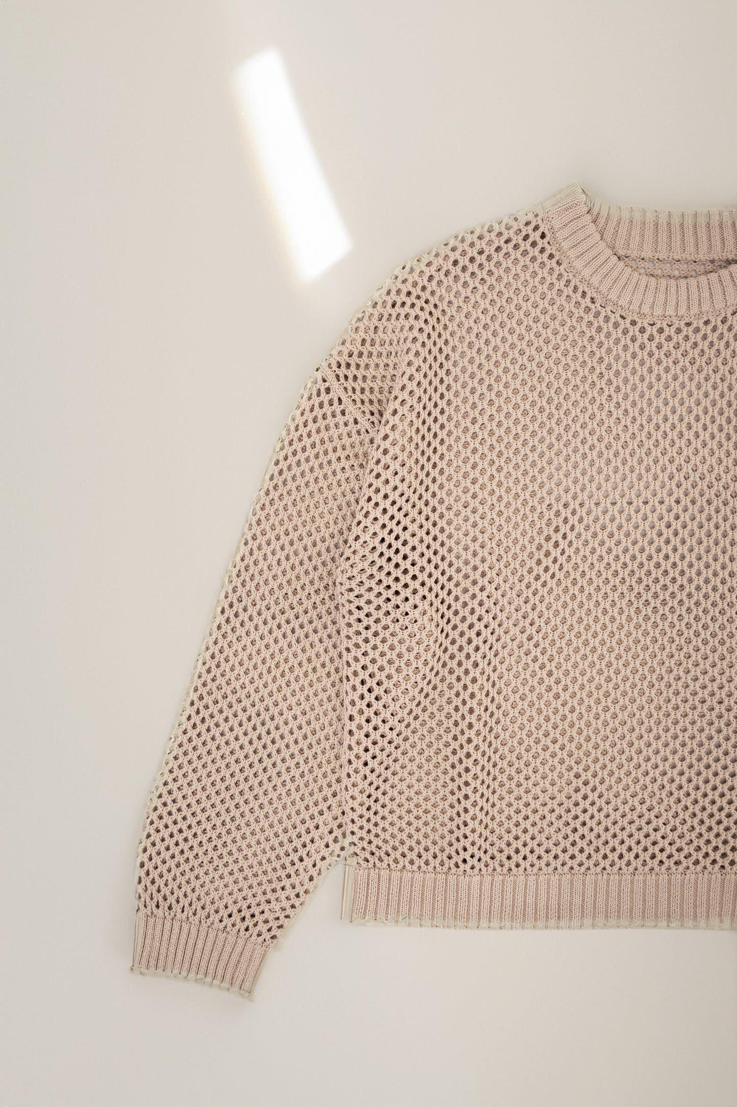 Dry touch mesh knit
