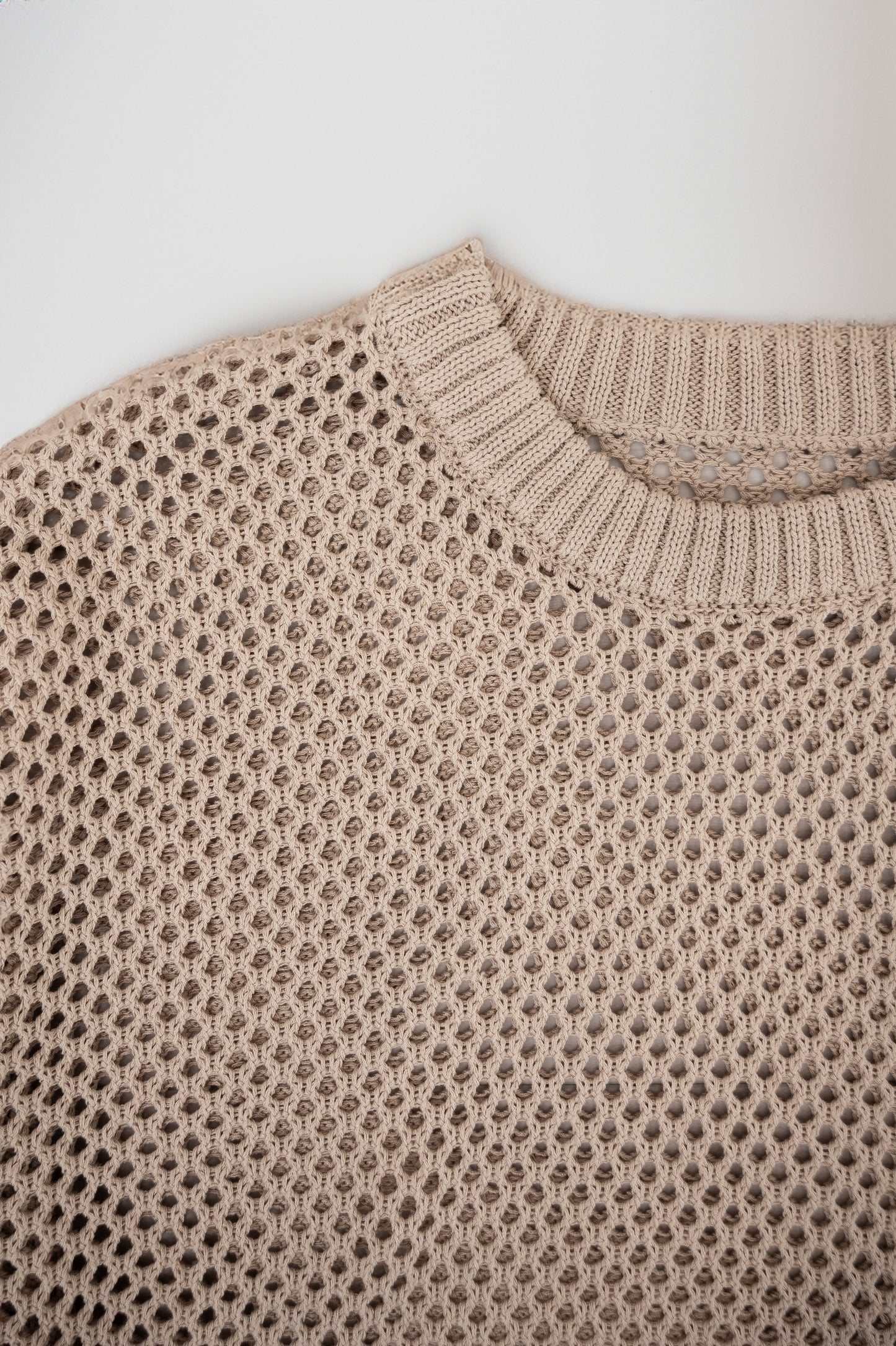 Dry touch mesh knit