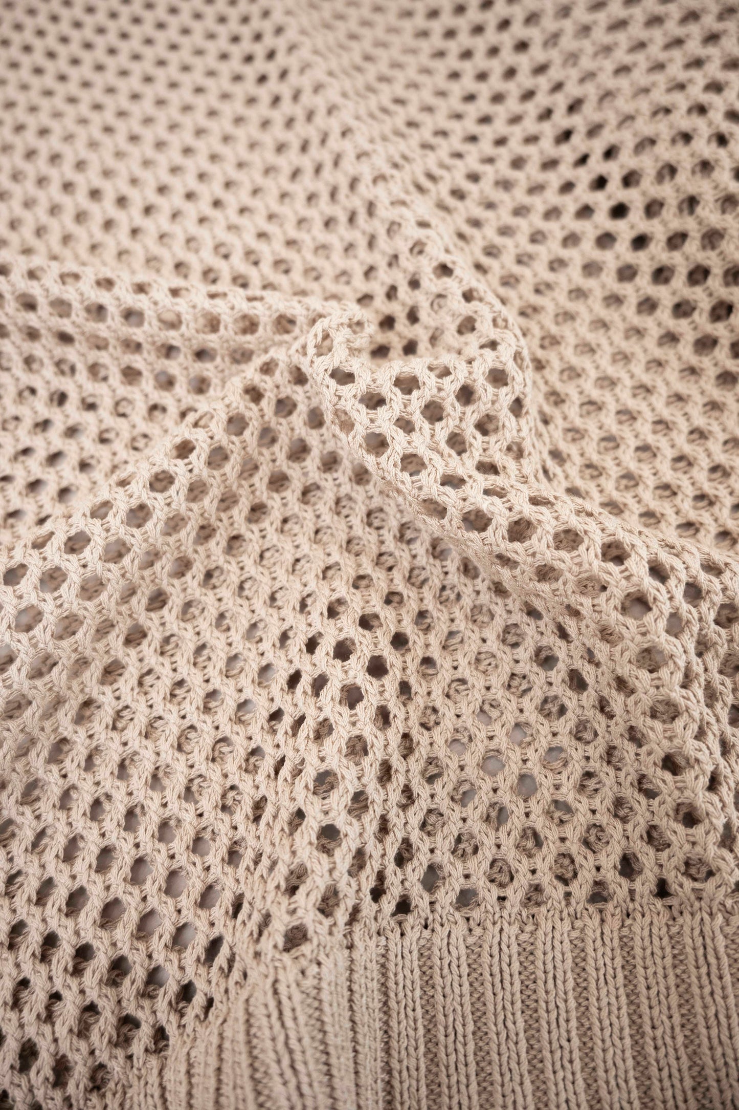 Dry touch mesh knit