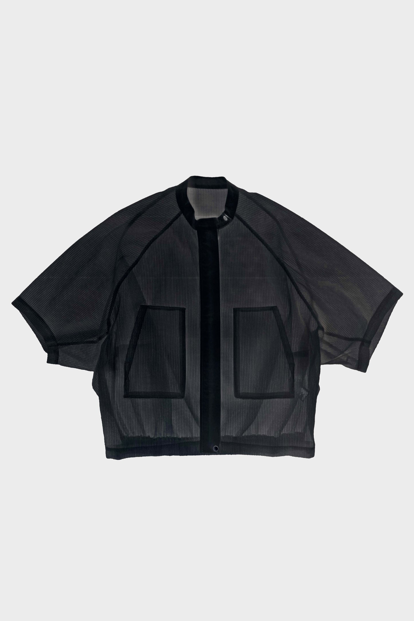 Mesh Dolman Blouson