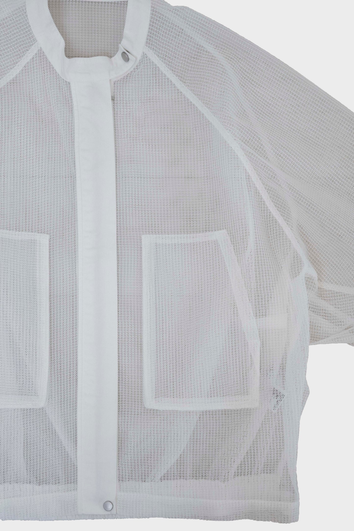 Mesh Dolman Blouson