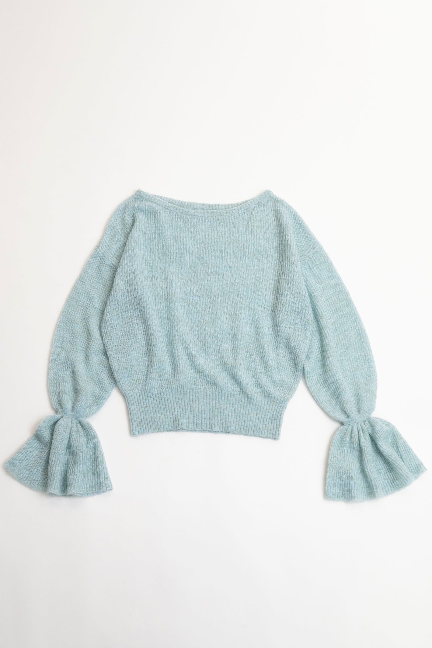 mohair blend sheer knit