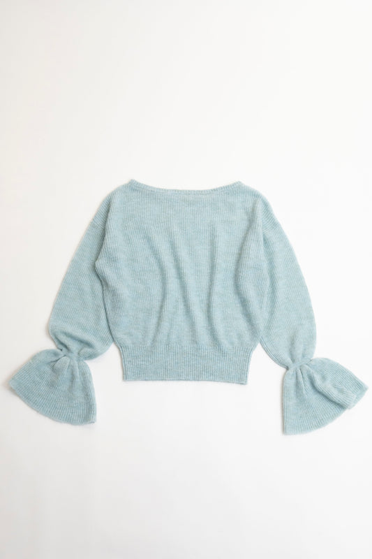 mohair blend sheer knit