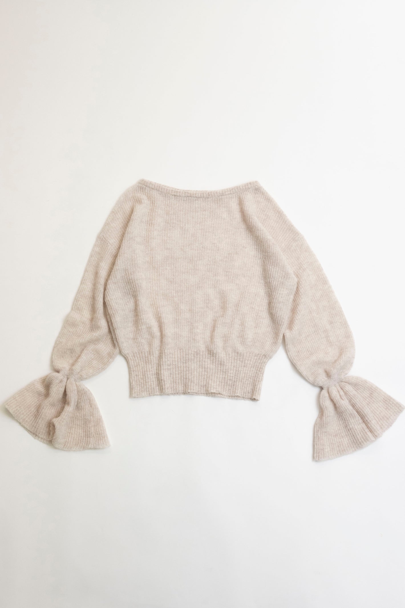 mohair blend sheer knit