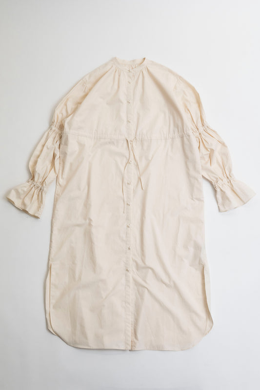 volume sleeve shirt dress