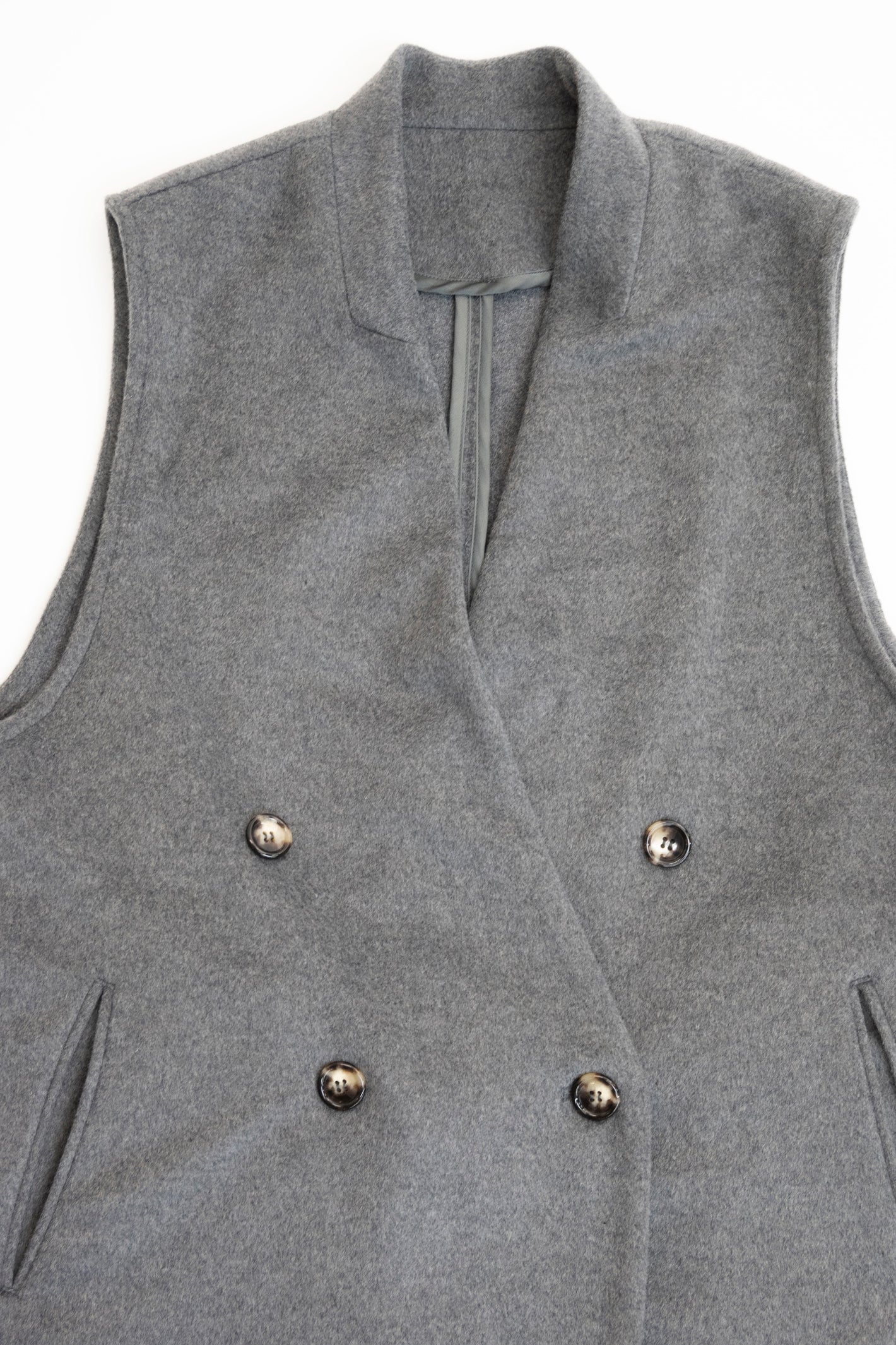 melton long gilet