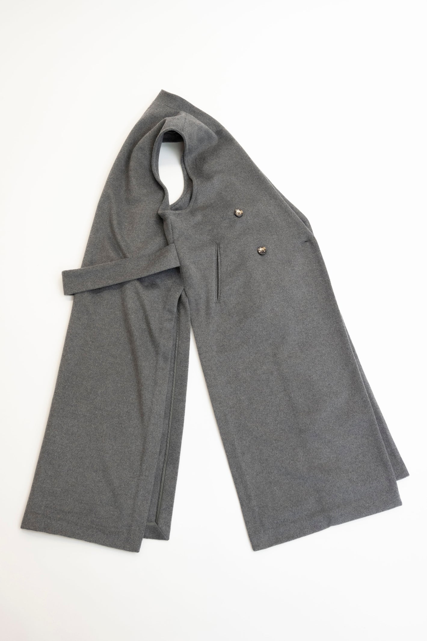 melton long gilet