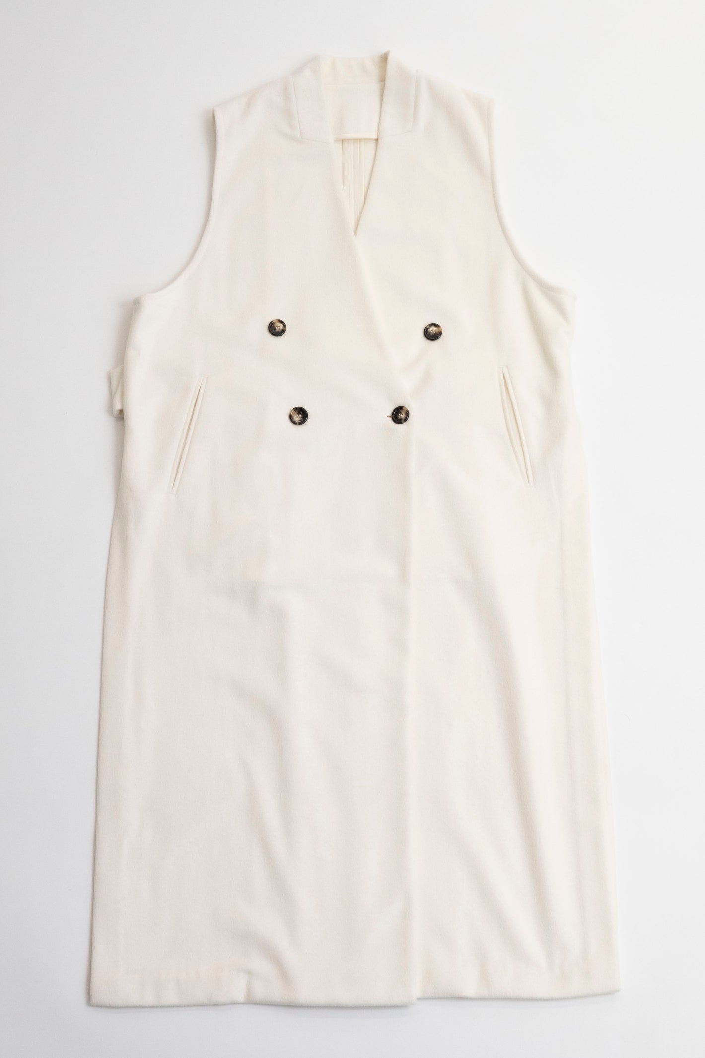 melton long gilet