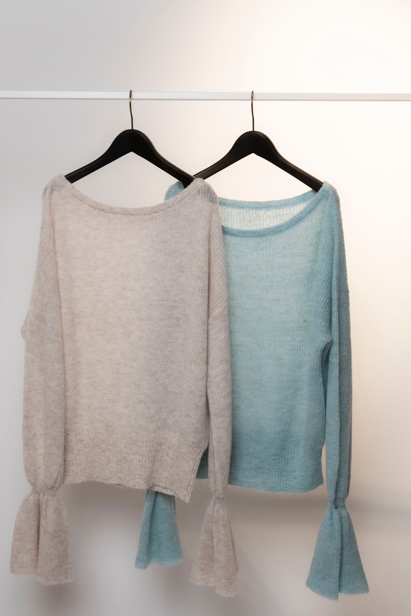 MIDOR ミドール mohair blend sheer knit