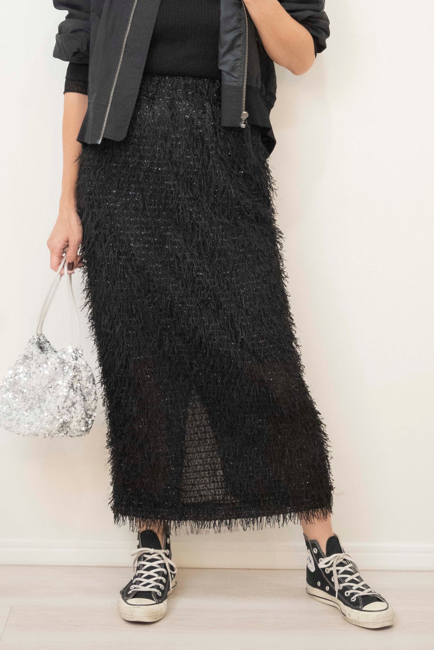 Fringe I-Line Skirt