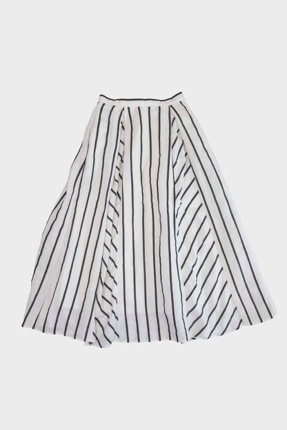 Bias Switching Stripe Skirt