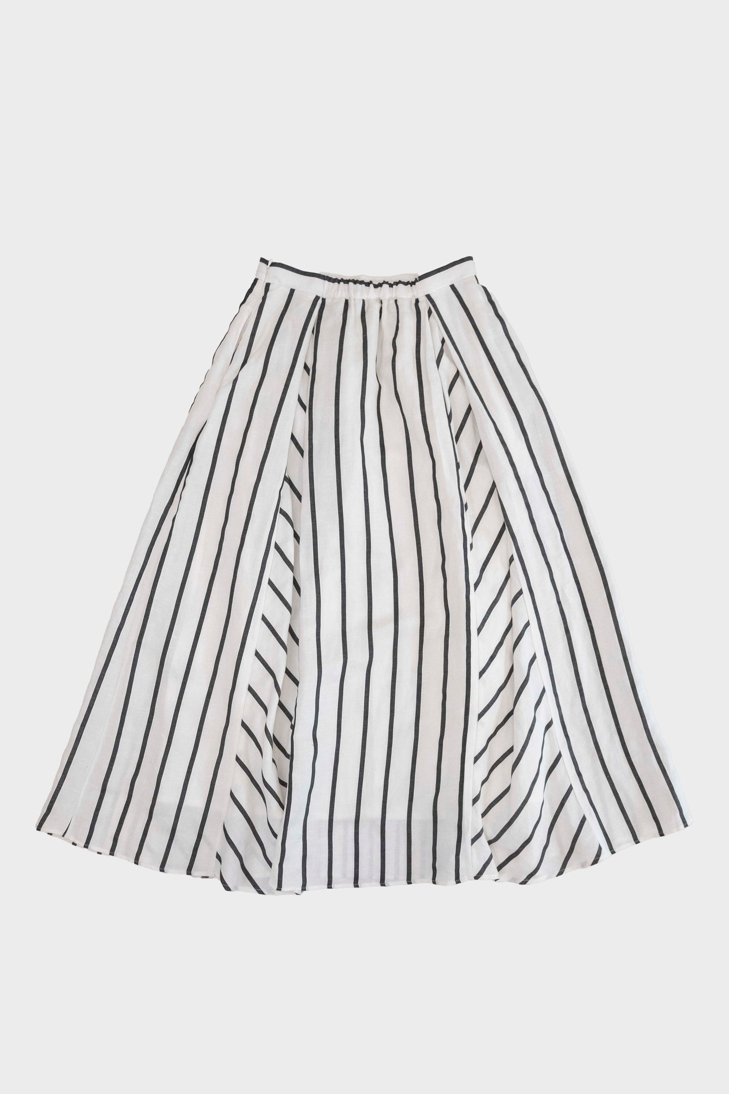 Bias Switching Stripe Skirt