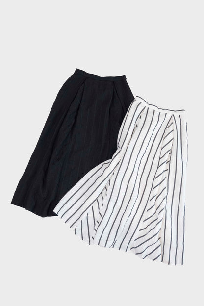 Bias Switching Stripe Skirt