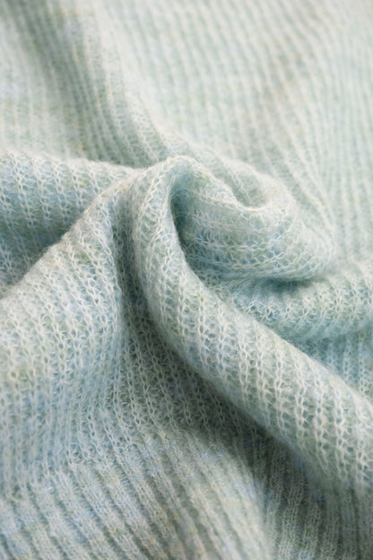 mohair blend sheer knit