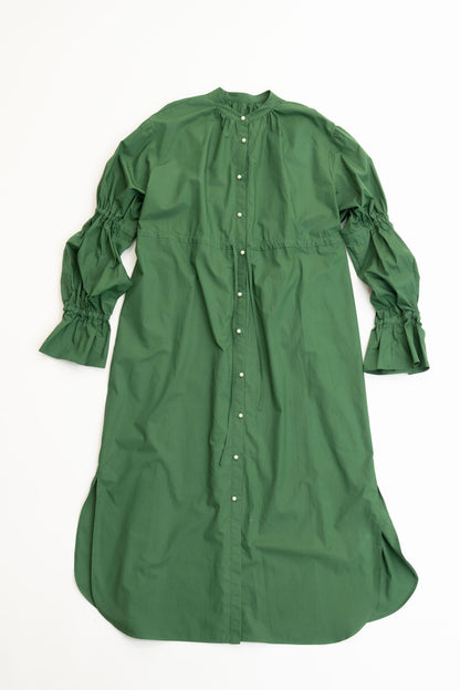 volume sleeve shirt  dress　