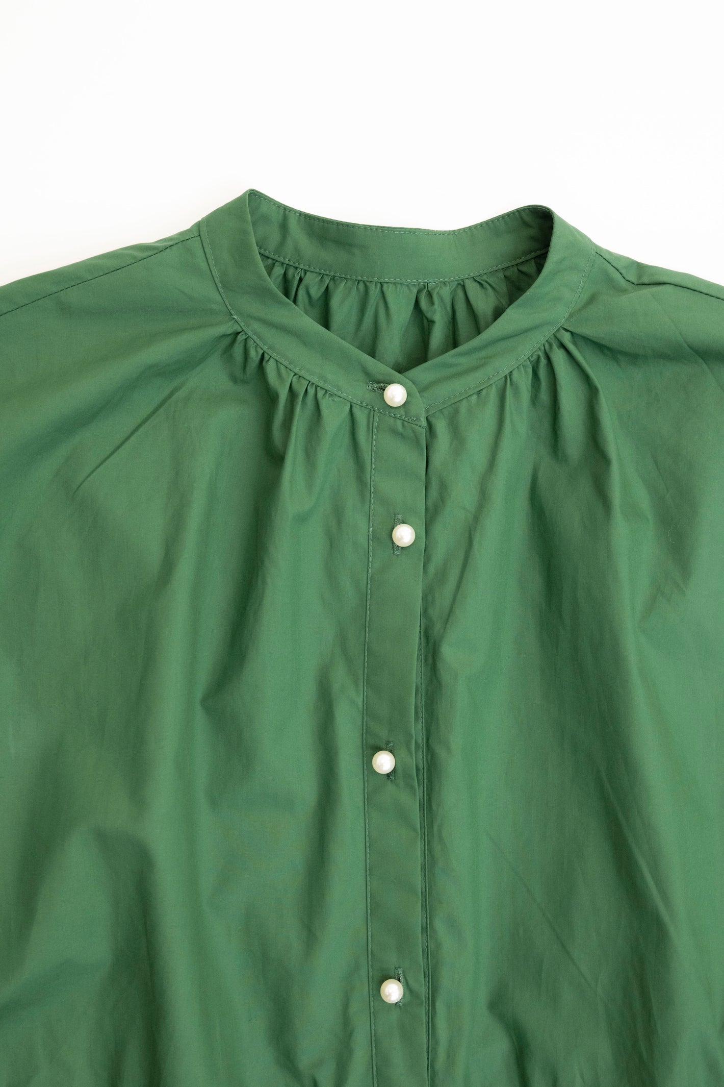 volume sleeve shirt  dress　