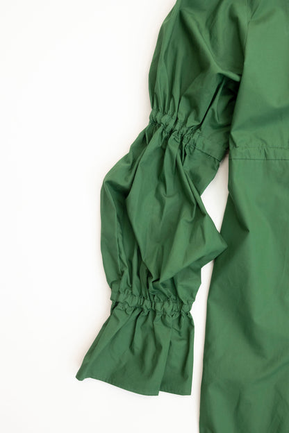 volume sleeve shirt  dress　