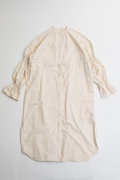 volume sleeve shirt  dress　