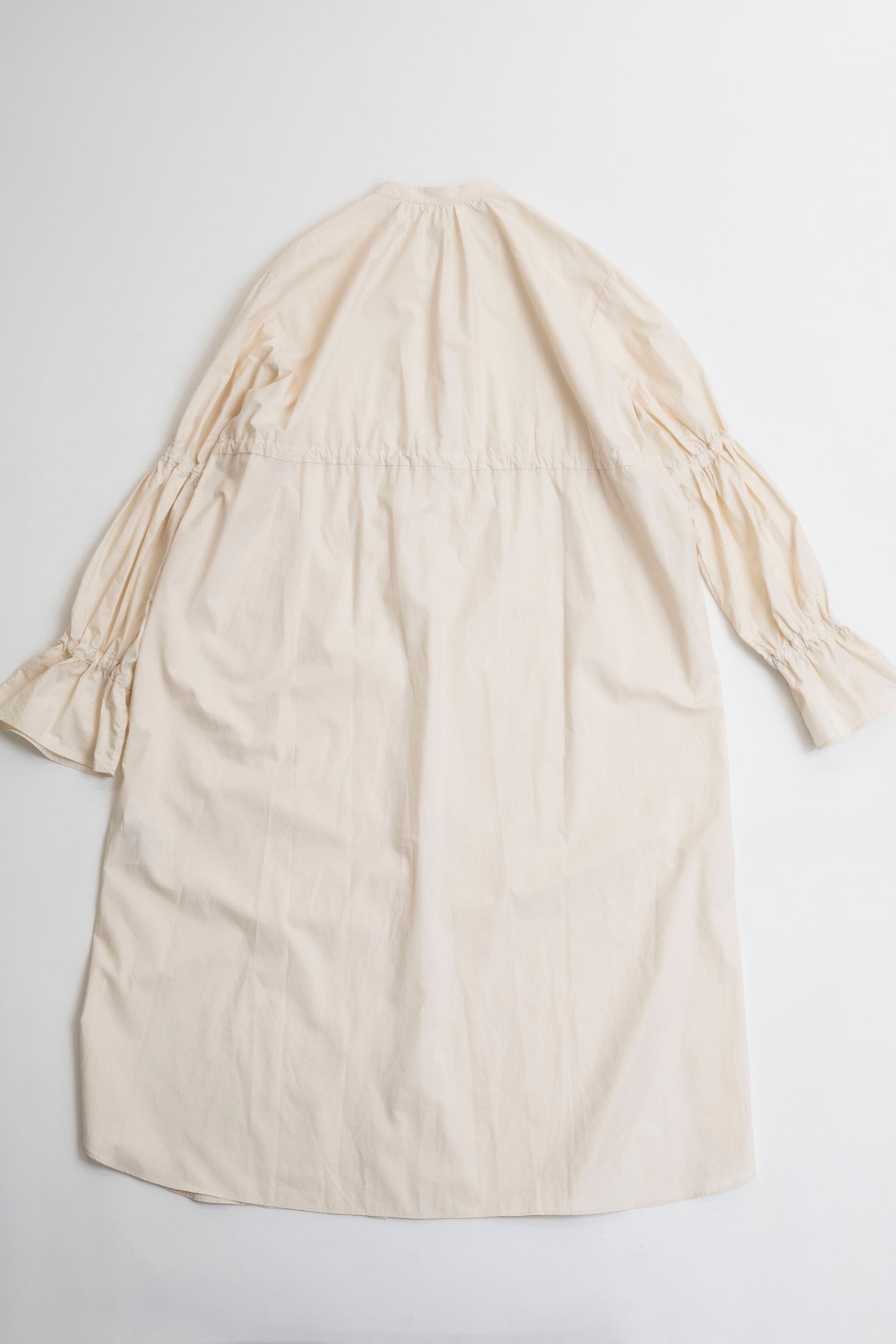 volume sleeve shirt  dress　